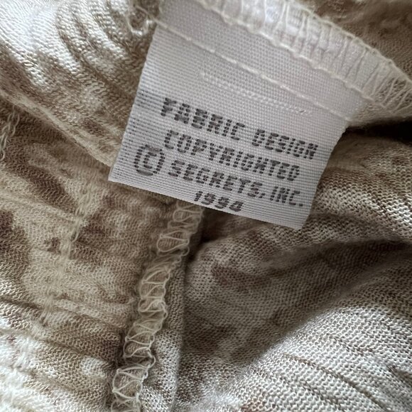 Vintage Coastal Wide Leg Crop Trouser Pants High Waisted Old Money Quiet Luxury - Picture 6 of 7